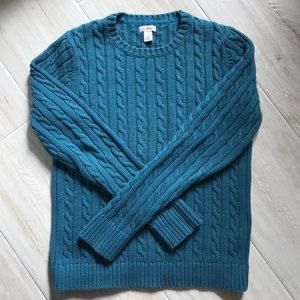 L.L. Bean cable knit sweater